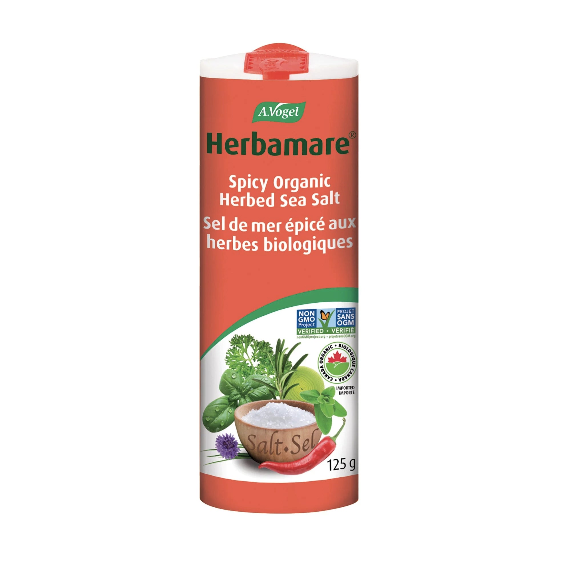 Herbamare Épicé - Sel de mer aux herbes biologiques - A.Vogel - 2 formats